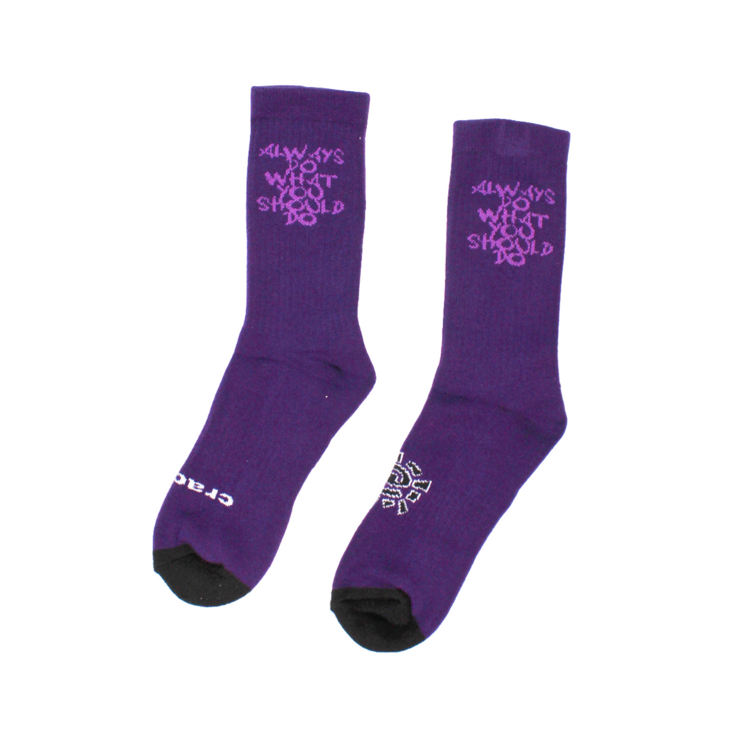 cohesive sock - tonal purple