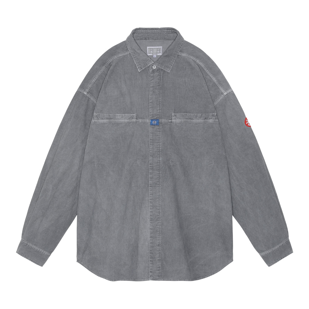 OVERDYE CORD DESIGN BIG SHIRT – MIN-NANO