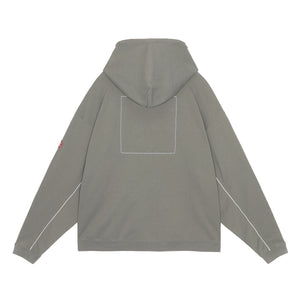 SOLID LOOSE HOODY GREEN