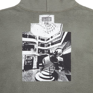 SOLID LOOSE HOODY GREEN