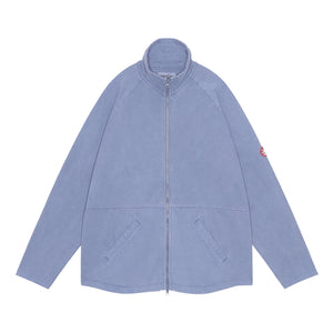 OVERDYE COTTON JERSEY ZIP UP
