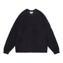 画像をギャラリービューアに読み込む, RAGLAN SLEEVE COTTON KNIT BLACK
