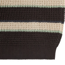 画像をギャラリービューアに読み込む, STRIPE LOOSE WAFFLE KNIT

