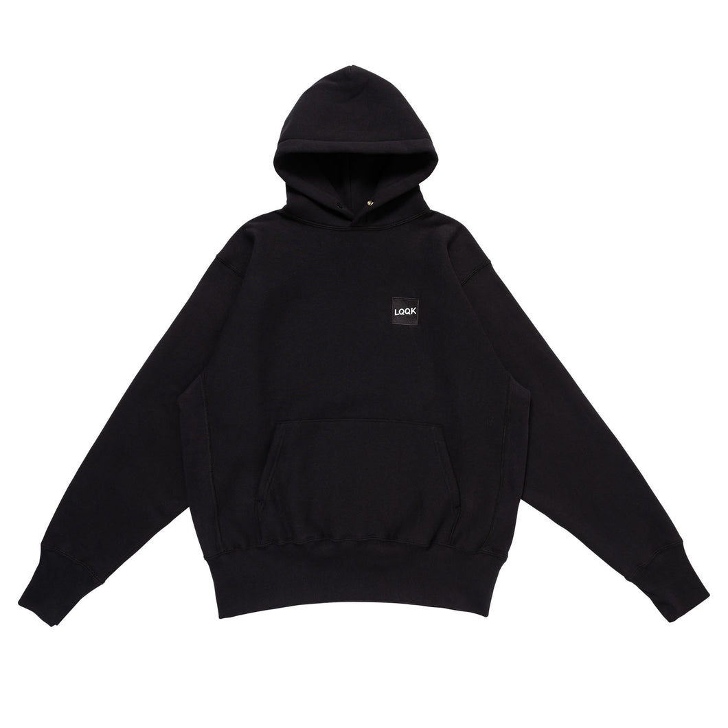 SIGNATURE SNAP HOODIE -BLK