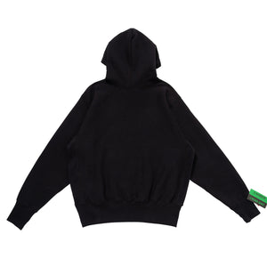 SIGNATURE SNAP HOODIE -BLK