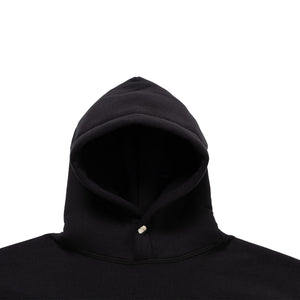 SIGNATURE SNAP HOODIE -BLK