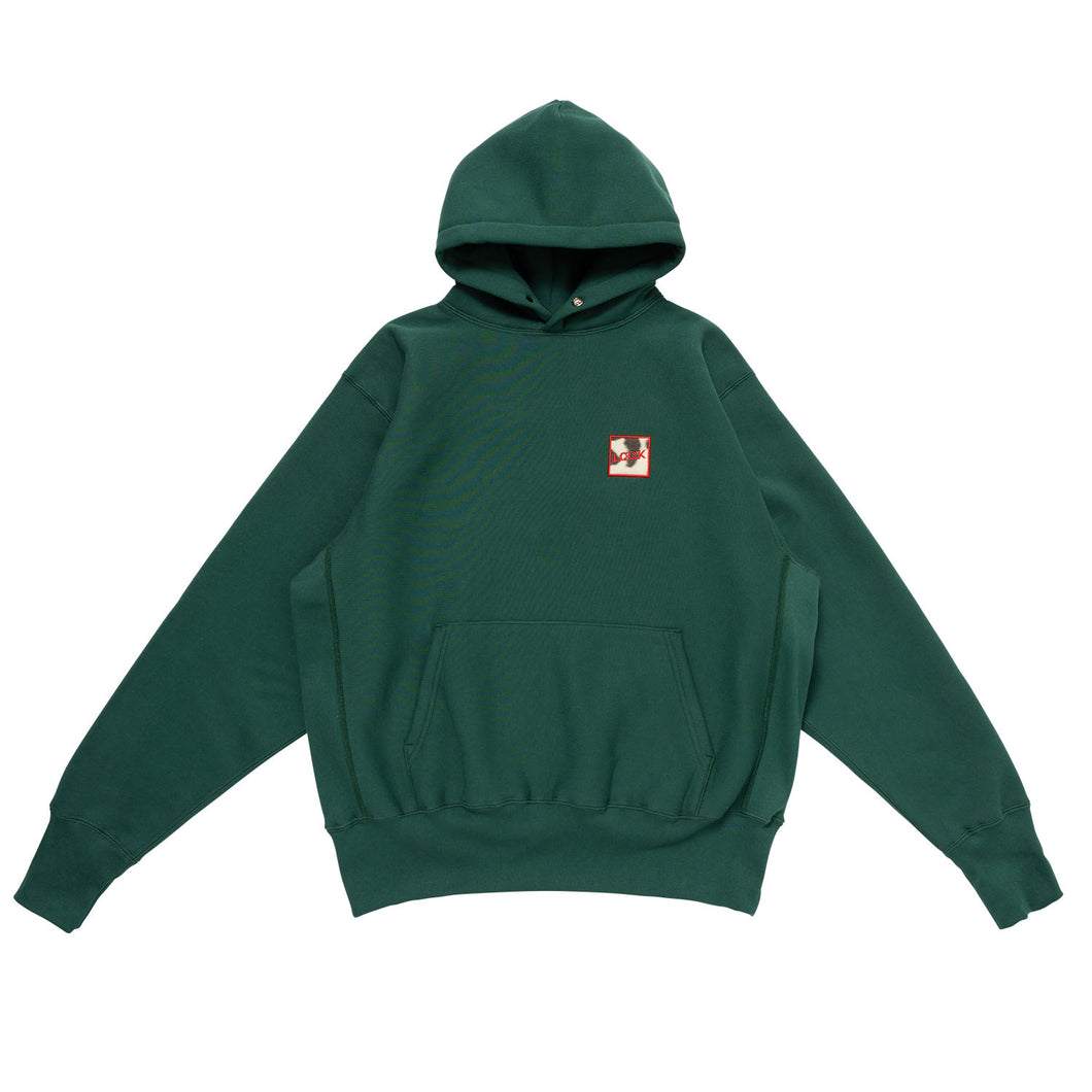 Signature Snap Hoodie -F.GREEN