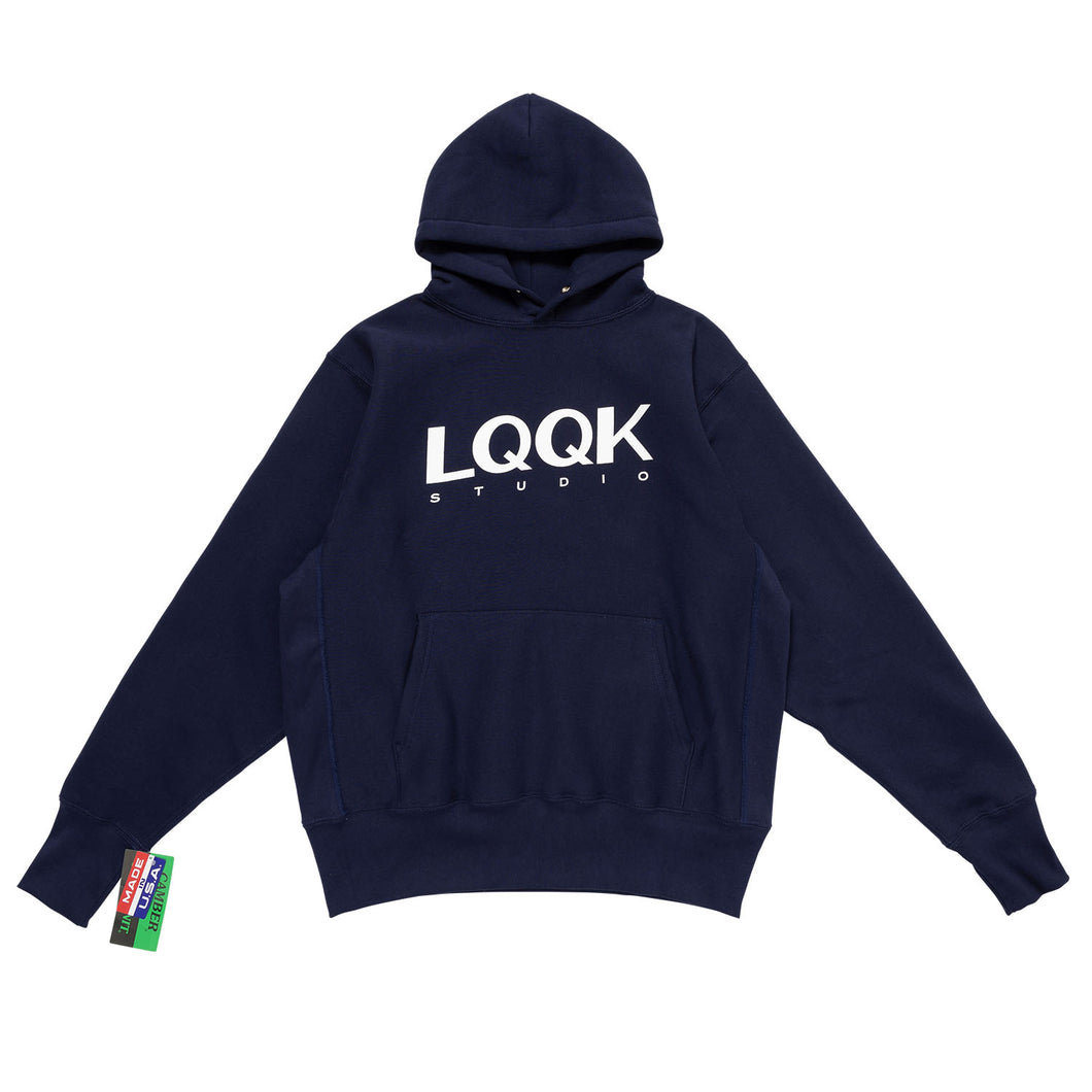 Signature Snap Hoodie -NAVY