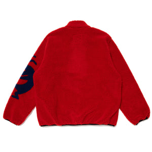 Kokopelli Fleece Jacket -RED