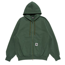 画像をギャラリービューアに読み込む, BRICK LOOP TERRY ZIP HOODIE - Green
