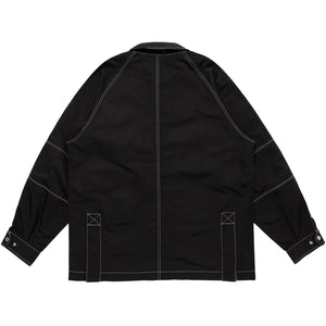 CORDURA LONG FIELD COAT -Black