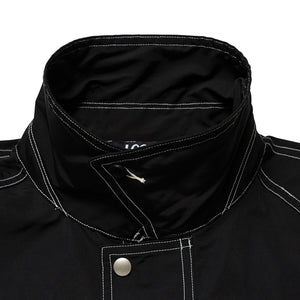 CORDURA LONG FIELD COAT -Black