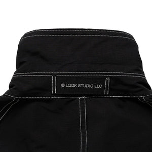 CORDURA LONG FIELD COAT -Black