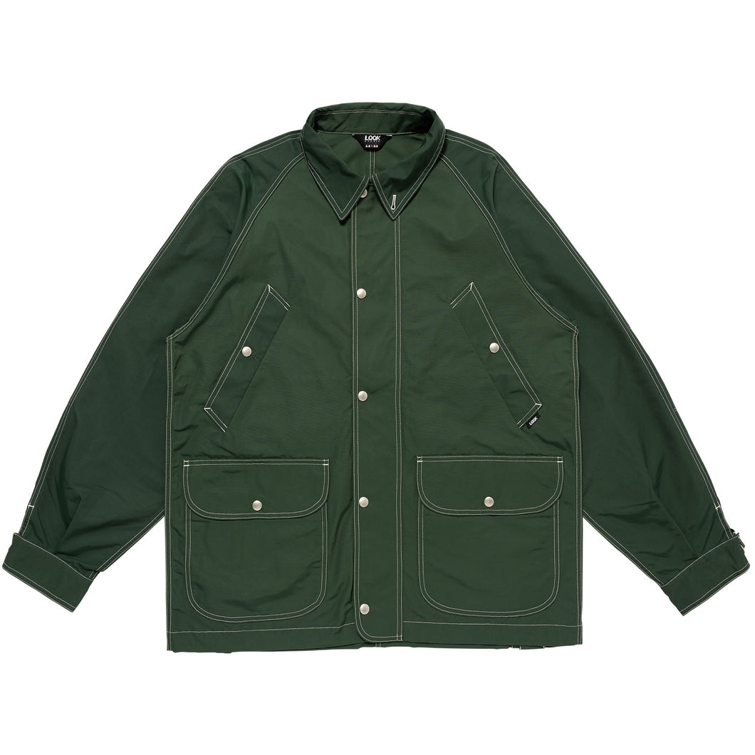 CORDURA LONG FIELD COAT -Green