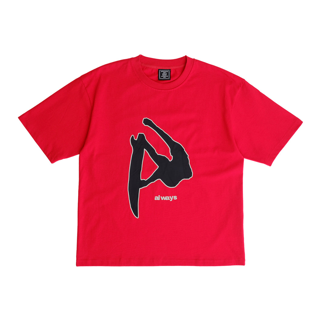 fanning tshirt - red
