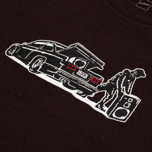 LQQK STUDIO Speaker Man T-Shirt Vintage Black